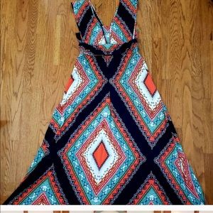 Anthropologie-Maeve Verda Maxi Dress